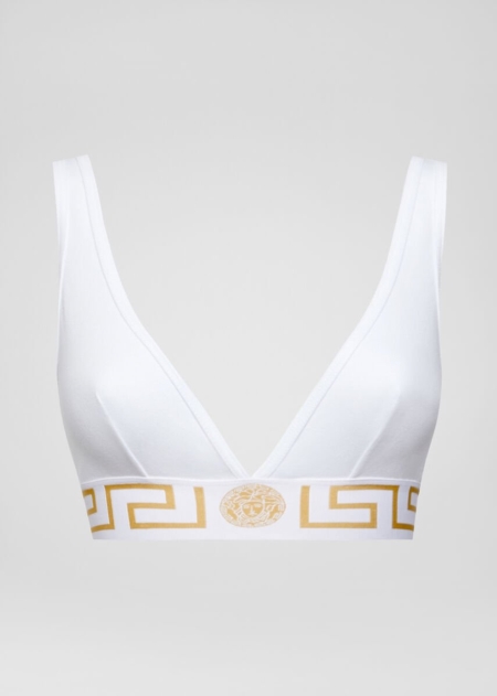 Versace Greca Border Triangle Sport Bh Dam - 296410MQD